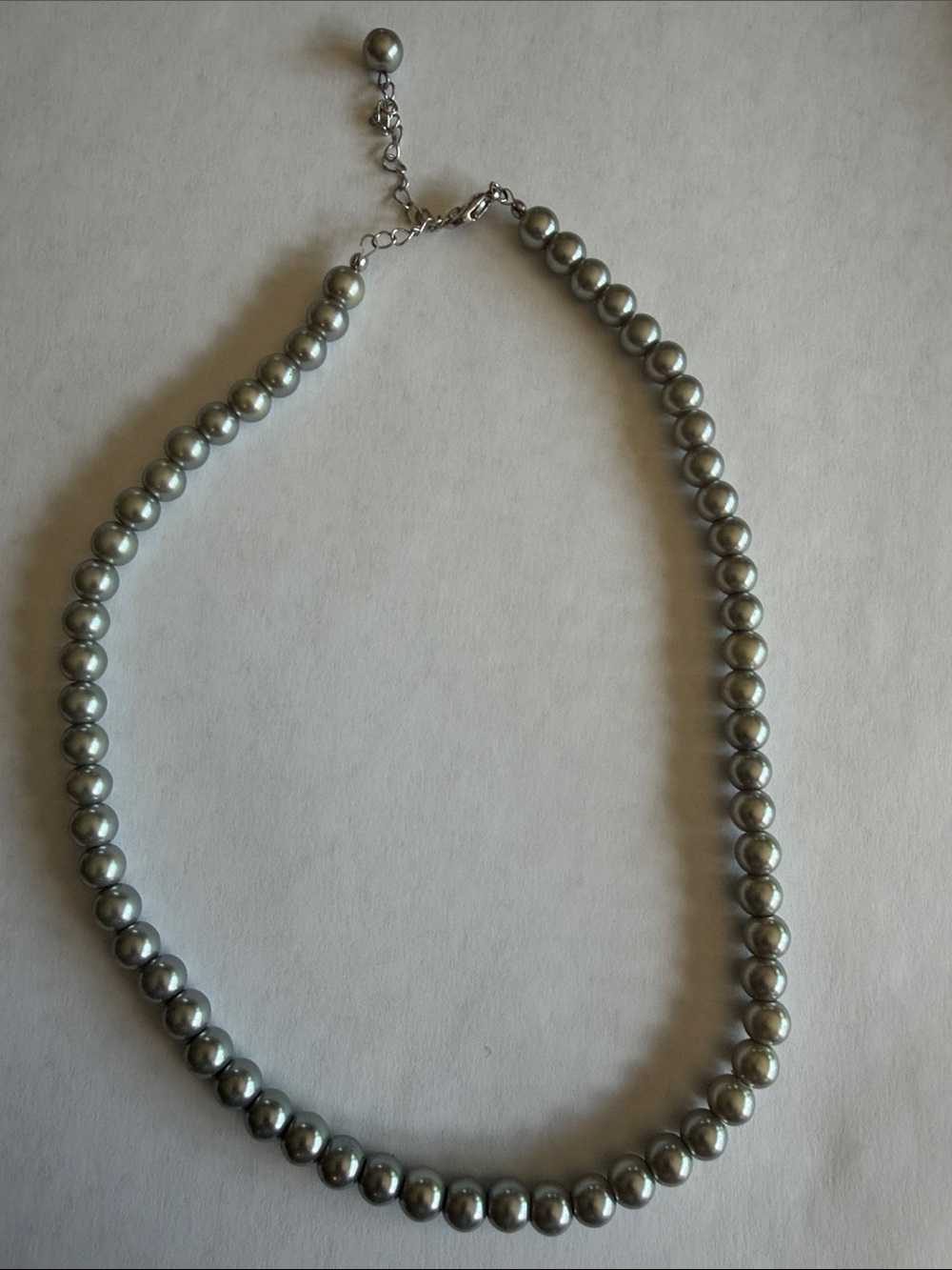 Elegant Gray Pearl Necklace - Women Jewelry